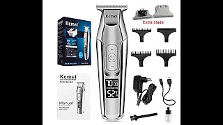 KEMEI 5027 Zero Gapped Cordless T-Outliner