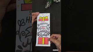 New year cards idea💡#happynewyear #cardsmaking #craftideas #cragt #diy #art #shortvideo #newyear2025