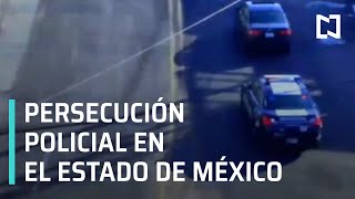 Persecución policial en el Estado de México - Las Noticias