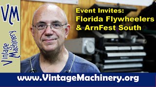 Event Invitations: Florida Flywheelers \u0026 ArnFest South!