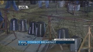 Cowboy Breakfast: Biscuits, gravy and cowboy coffee
