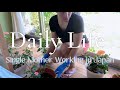 Living in Japan:Day in My Life| working mother| cooking| cutting and transferring plants| unboxing