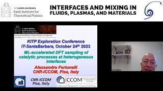 ML-accelerated DFT sampling of catalytic processes at heterogeneous interfaces ▸ Al Fortunelli (CNR)