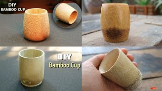 Top 4 Bamboo Cups beautiful environmentally friendly | Bamboo craft