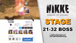 Stage 21-32 BOSS (Mother Whale) Normal Mode | Goddess of Victory: Nikke