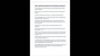 Serv safe 90 questions practice and answers all correct pdf