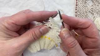 Knitting with Nancy : Cross Over Stitch \u0026 K,YO,K in the Same Stitch 03/10/2021