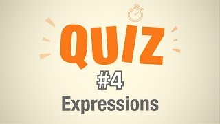 Quiz #4 - Expressions Françaises (10 questions de français)