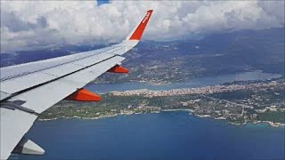 EasyJet A320 (Sharklets) | Takeoff from Kefalonia Airport | Onboard, Passenger View