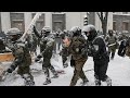 Ukraine: Anti-government activists and police clash near parliament