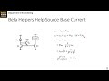 Simple Current Mirror with Beta Helper | Intro to Analog Design | Harvey Mudd College | Video 13.2