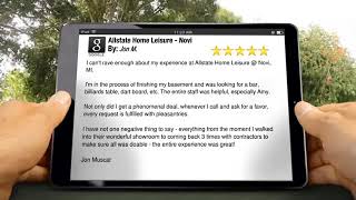 Allstate Home Leisure Novi Testimonials, Reviews - 5 Stars