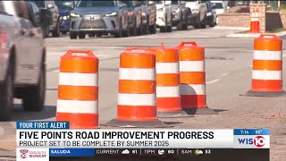 Five Points Road improvement project set to be finished by Summer 2025