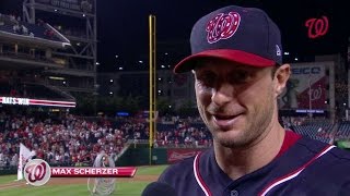 SD@WSH: Scherzer on his 13-strikeout performance