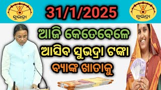 ସୁଭଦ୍ରା ଯୋଜନା ଟଙ୍କା କେତେବେଳେ ଆସିବଖାତାକୁ / Subhadra yojana 4th pheje money transfer time / Odisha