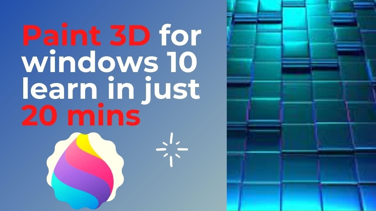 Learn How To Use Microsoft Paint 3D | Tutorial For Begineers - YouTube