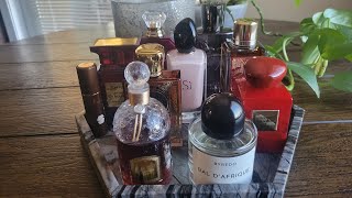 January 2025 Perfume Tray | December Recap