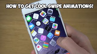 Swipe pages with cool animations! TWEAK/JAILBREAK