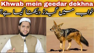 khwab mein geedar dekhna | To see the Jackal in a dream meaning | خواب میں گیدڑ دیکھنے کی تعبیر