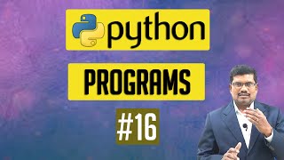 #16 Remove Duplicates (Tamil) || Python Programs