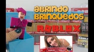 Abri Uma Caixa Misteriosa De Roblox Brinquedos Miniaturas - brinquedo roblox no brasil abrindo caixinhas serie 2
