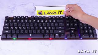 Nubwo รุ่น NK-36 MARS Keyboard Gaming คีย์บอร์ดเกมมิ่ง เอฟเฟค Rainbow RGB