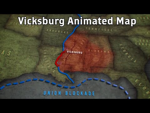 Where was Vicksburg located during the Civil War?