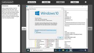 Software Lab Simulation 14-1: Registry Editor