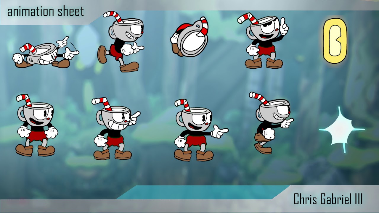 Cuphead Sprite Sheet