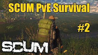 SCUM PvE Survival S1E02 | Heading North | Single Player Hardcore Settings