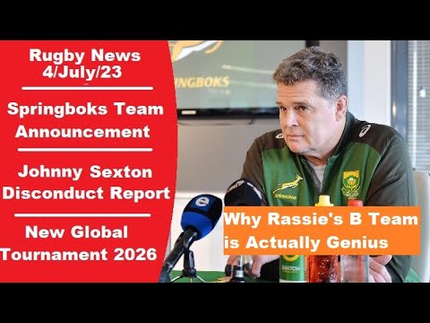 Rugby News 4/July Springboks B Team Announcement. Handre Pollard Out ...