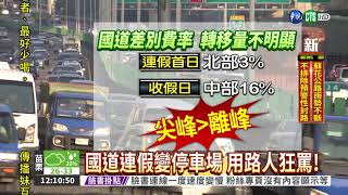 離峰優惠沒效 國道連假大塞車!