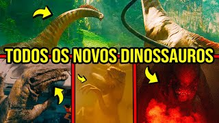 TODOS os NOVOS DINOSSAUROS do TRAILER JURASSIC WORLD REBIRTH! 🦖