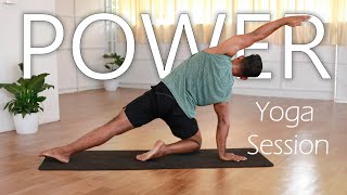 15 Minute Power Yoga Session For Beginners || Yoga With Prem