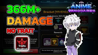 (Traitless) แนะนำการเล่น Tournament 366m Damage | Anime Vanguards