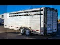 2015 logan coach stockman combo trailer transwest truck trailer rv stock 5u161126