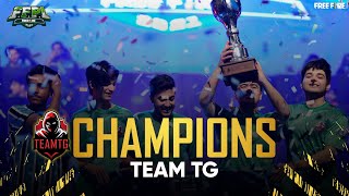 Champions Announcement - Team TG | Free Fire Pakistan League 2021