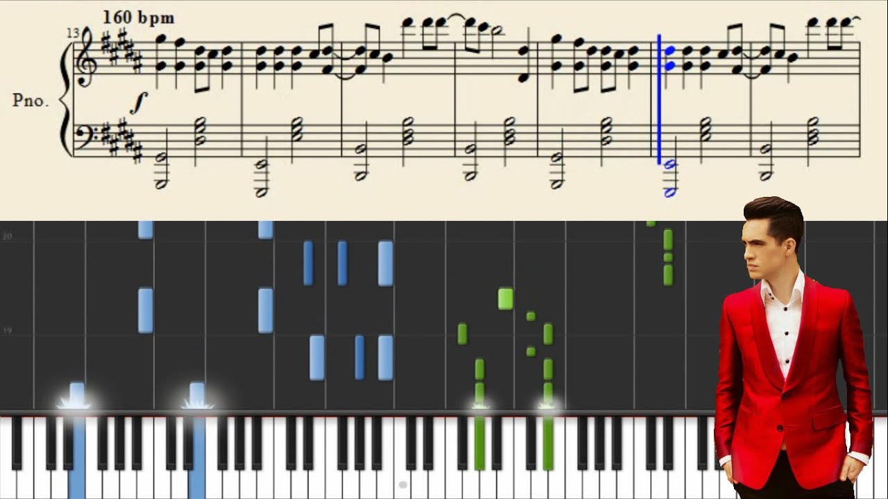 Panic At The Disco Hallelujah Piano Tutorial Sheets Youtube