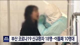 부산 코로나19 신규환자 18명..이틀째 10명대, 11일~15일 개인택시 이동식 선별진료소 운영 (2021-01-08,금/뉴스데스크/부산MBC)