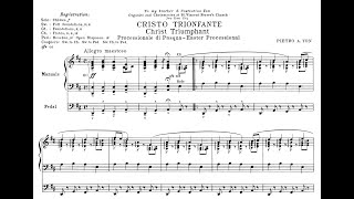 Pietro Alessandro Yon -  Cristo trionfante [score video]