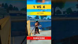 1 Vs 4 Destroyed in seconds #shorts #viral #ffmax #gameplay