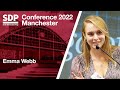 Manchester 2022  Common Sense Society’s Emma Webb SDP Conference Speech.