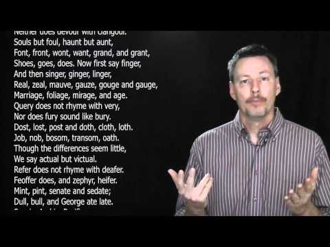 The Chaos Of English Pronunciation by Gerard Nolst Trenité The Chaos Of English Pronunciation by Gerard Nolst Trenité