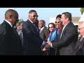 His Excellency President Ramaphosa arrives in Botswana, Gaborone on the occasion of his State Visit.