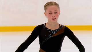 MARGARITA BAZYLYUK - FP-Russian Junoir Test Skates 2024