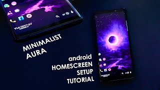 Android Homescreen Setup Tutorial Ep-01 | Minimalist Aura