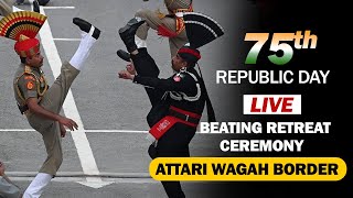 LIVE: Beating Retreat Ceremony At Attari Wagah Border Ahead Of Republic Day