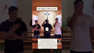 Teach your children to make the Sign of the Cross