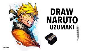 How To Draw Naruto Anime Characters 🔥