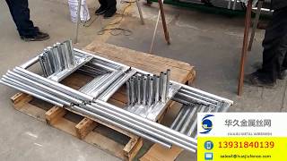 Temporary Fence Panel Stand Welded Galvanized Steel For Chain Link Temp Panels